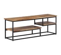 vidaXL Mueble de TV teca maciza reciclada 110x30x39 cm