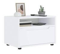 vidaXL Mueble de TV VISNES blanco 60x40x38 cm madera de ingeniería