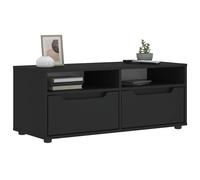vidaXL Mueble de TV VISNES negro 100x40x38 cm madera de ingeniería