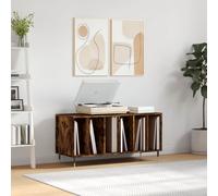 vidaXL Mueble discos madera contrachapada 100x38x48 cm, mueble tocadiscos, armario para almacenaje de vinilos, armario de tocadiscos