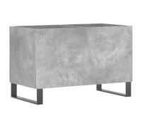 vidaXL Mueble discos madera contrachapada brillo 74,5x38x48 cm en color Blanco brillante/Gris hormigón/Negro y más | almacenamiento funcional diseño moderno para baño dormitorio sala