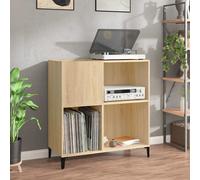 vidaXL Mueble discos madera contrachapada roble Sonoma 84,5x38x89 cm