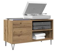 vidaXL Mueble para discos Roble Artisan 84,5x38x48 cm – Mueble tocadiscos y almacenaje de vinilos
