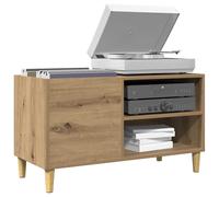 vidaXL Mueble discos madera de ingeniería roble artisan 84,5x38x48 cm