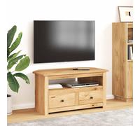 vidaXL Mueble esquinero de TV Madera de pino estilo Panamá Robusto y elegante 93x49x49 cm