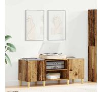 vidaXL Mueble para discos de vinilo 121 x 38 x 48 cm Madera Vieja