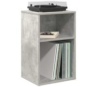 vidaXL Mueble para Discos de Vinilo Gris Hormigón 38 x 33 x 61 cm