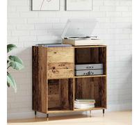 vidaXL Mueble para discos de vinilo Madera vieja 85 x 38 x 89 cm