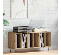 vidaXL Mueble para discos de vinilo Roble artisan 100 x 38 x 48 cm