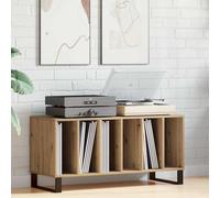 vidaXL Mueble para discos de vinilo Roble artisan 100 x 38 x 48 cm