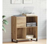vidaXL Mueble para discos de vinilo Roble artisan 84,5 x 38 x 89 cm