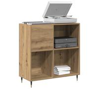 vidaXL Mueble para Discos de Vinilo Roble Artisan 85 x 38 x 89 cm, Mueble de Almacenaje para Sala, Estante Rectangular, Armario Urbano, Mueble Minimalista y Contemporáneo