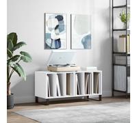 vidaXL Mueble para discos madera contrachapada blanco 100x38x48 cm