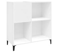 vidaXL Mueble para discos madera contrachapada blanco 84,5x38x89 cm