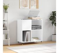vidaXL Mueble para discos madera contrachapada blanco 84,5x38x89 cm