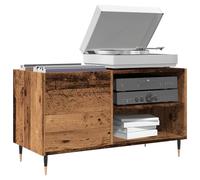 vidaXL Mueble para discos madera ingeniería envejecida 84,5x38x48 cm