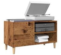 vidaXL Mueble para discos madera ingeniería envejecida 84,5x38x48 cm