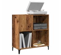 vidaXL Mueble para discos madera ingeniería envejecida 84,5x38x89 cm