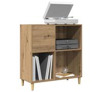 vidaXL Mueble para discos madera ingeniería roble artisan 84,5x38x89cm