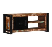 vidaXL Mueble para la TV 80x30x35 madera maciza reciclada