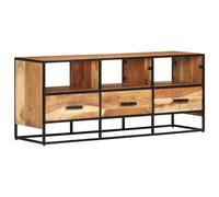 vidaXL Mueble para la TV madera maciza de acacia 110x30x45 cm