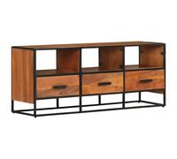 vidaXL Mueble para la TV madera maciza de acacia 110x30x45 cm