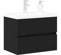 vidaXL: Mueble para lavabo, color , aspecto roble, 60 x 39 x 62 cm