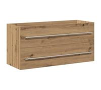 vidaXL Mueble para Lavabo de baño, Roble Artesanal, 100 x 38,5 x 48 cm,