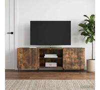 vidaXL: Mueble para televisión, roble ahumado, 150 x 31 x 52 cm, material de madera