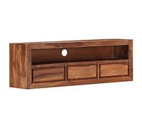 vidaXL Mueble para TV Acacia Centro Multimedia Salón Comedor Sala de Estar Orden de Equipos Imagen Sonido Almacenamiento 120x30x40 cm Madera Maciza