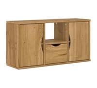 vidaXL Mueble para TV con cajón ODDA 79x24x40 cm madera pino maciza