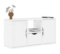 vidaXL Mueble para TV ODDA con cajón Blanco 79x24x40 cm Madera de pino