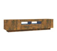 vidaXL Mueble para TV con luces LED 180x35x40 cm, Mueble de Salon, Mueble TV, Mueble TV salon, Mesa de TV, Mueble tele