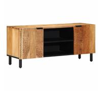 vidaXL Mueble para TV de 105x33x46 cm, madera maciza de acacia