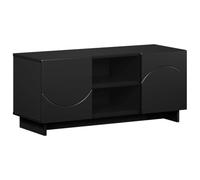 vidaXL Mueble para TV de 90 x 34,5 x 40 cm, color negro