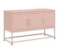 vidaXL Mueble para TV de acero 100,5x39x60,5 cm en color Negro/Blanco/Antracita y más | almacenamiento funcional diseño moderno para baño dormitorio sala
