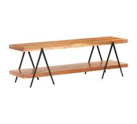vidaXL Mueble para TV de madera maciza de acacia 160x40x50 cm