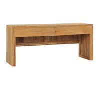 vidaXL Mueble para TV de madera maciza de teca 100x35x45 cm