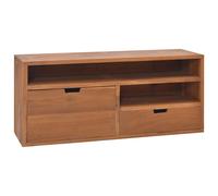 vidaXL Mueble para TV de madera maciza de teca 90x30x40 cm