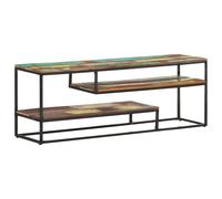 vidaXL Mueble de TV de 130x30x45 cm, fabricado con madera maciza reciclada