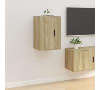vidaXL Mueble para TV de pared roble Sonoma 40x34,5x60 cm