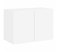 vidaXL Mueble para TV de pared - Consola flotante con almacenaje - Blanco 60x30x41 cm