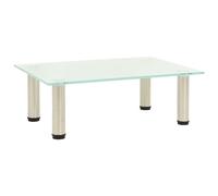 vidaXL Mueble para TV moderno de vidrio templado esmerilado 40x35x17 cm