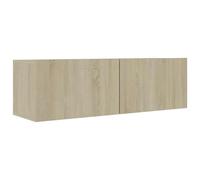 vidaXL Mueble de TV Salón Comedor Centro Televisión Televisor Equipo de Música Armario Bajo Almacenaje Soporte Contrachapada Roble Sonoma 100x30x30cm