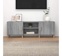 vidaXL Mueble para TV madera contrachapada gris Sonoma 150x30x50 cm