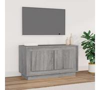 vidaXL Mueble para TV madera contrachapada gris Sonoma 80x35x45 cm