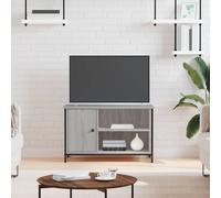 vidaXL Mueble para TV madera contrachapada gris Sonoma 80x40x50 cm