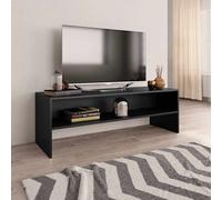 vidaXL Mueble para TV Madera contrachapada Negro 120x40x40 cm