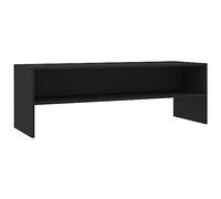 vidaXL Mueble para TV Madera contrachapada Negro 120x40x40 cm