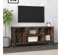 vidaXL Mueble para TV madera contrachapada roble ahumado 102x35x45 cm